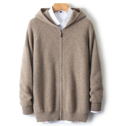 Y2K Casual Long Sleeve Hooded Cardigan