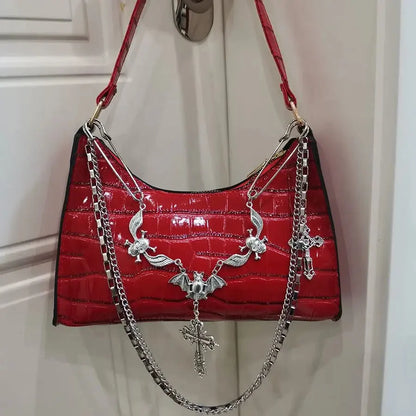 Y2K Chained Punk Handbag