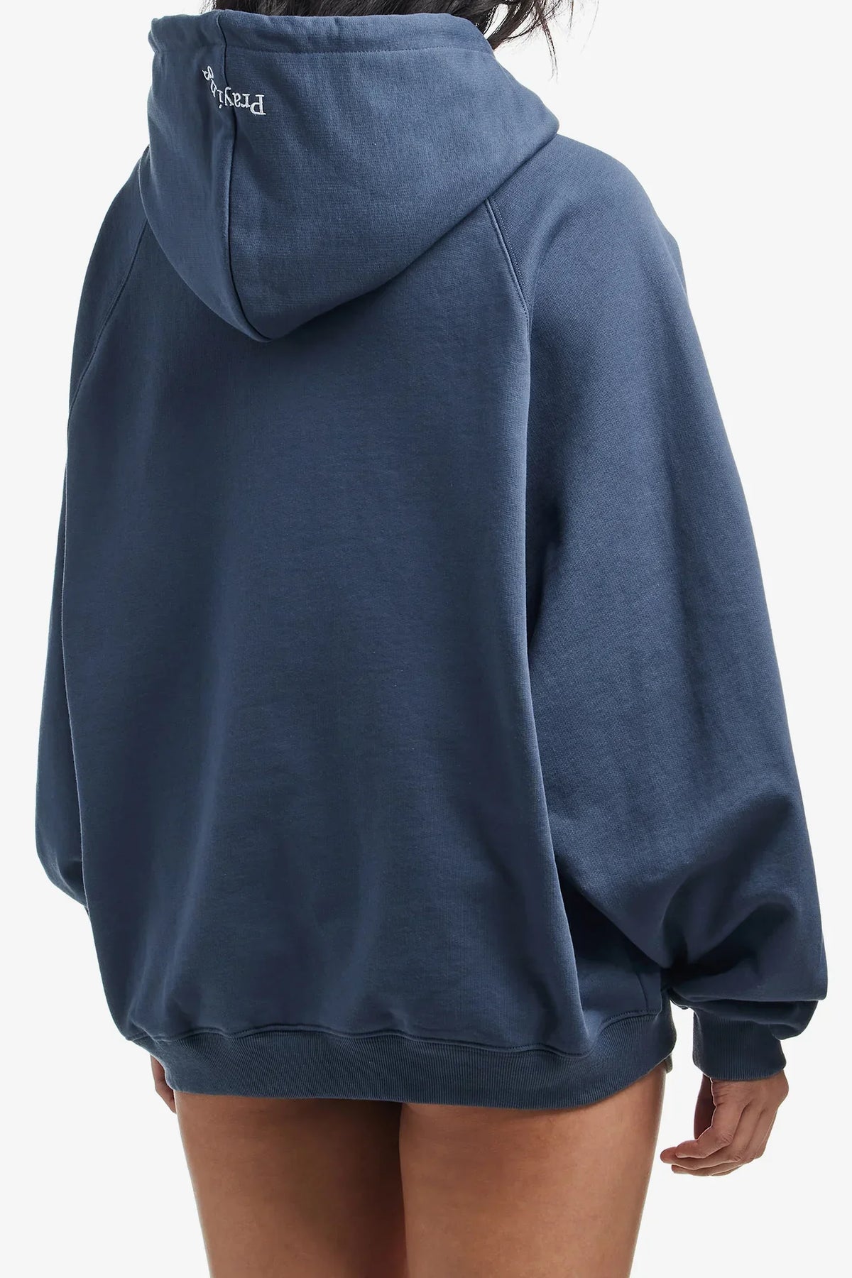 Y2K Chinese Character Embroidered Zip Up Hoodie