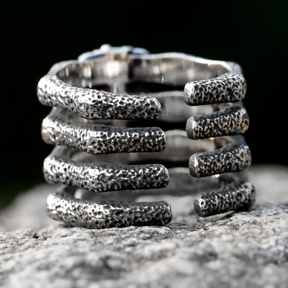 Y2K Chunky Chest Row Ring