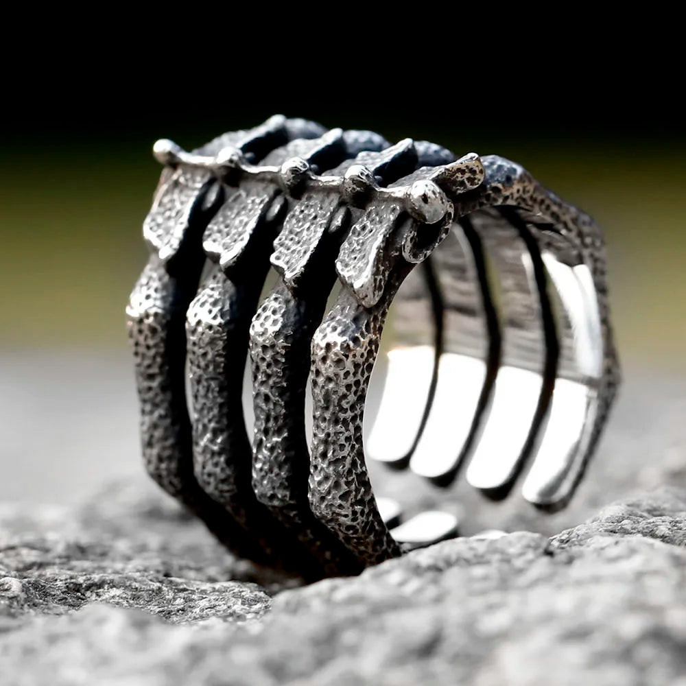 Y2K Chunky Chest Row Ring