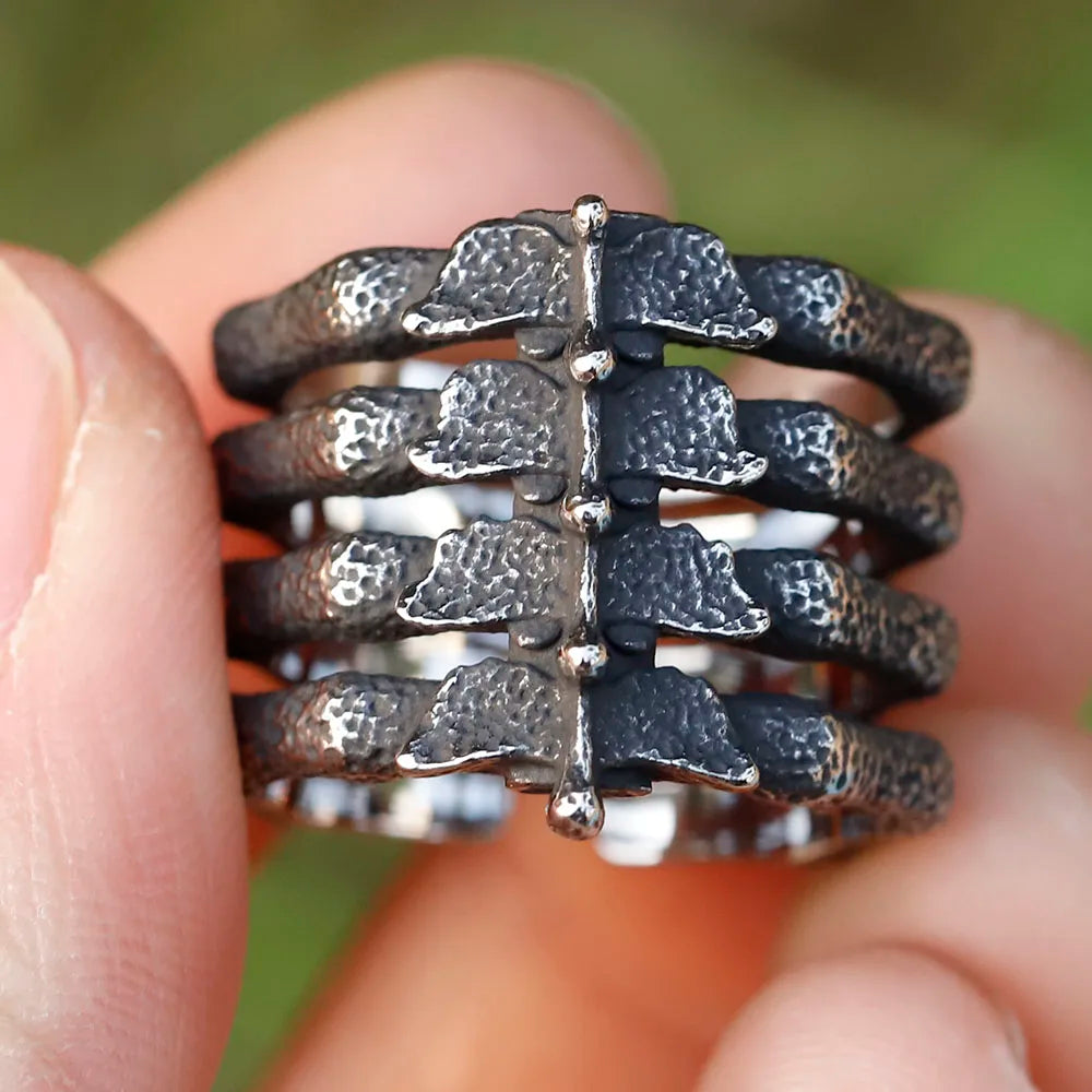 Y2K Chunky Chest Row Ring