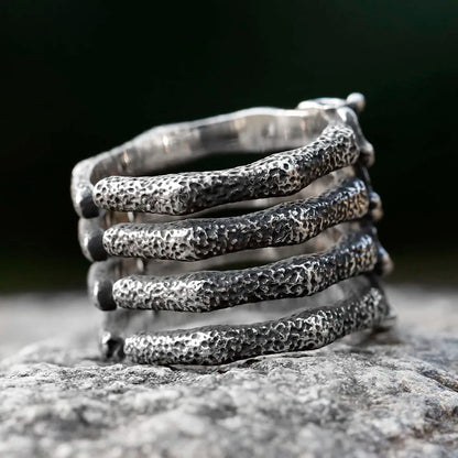 Y2K Chunky Chest Row Ring