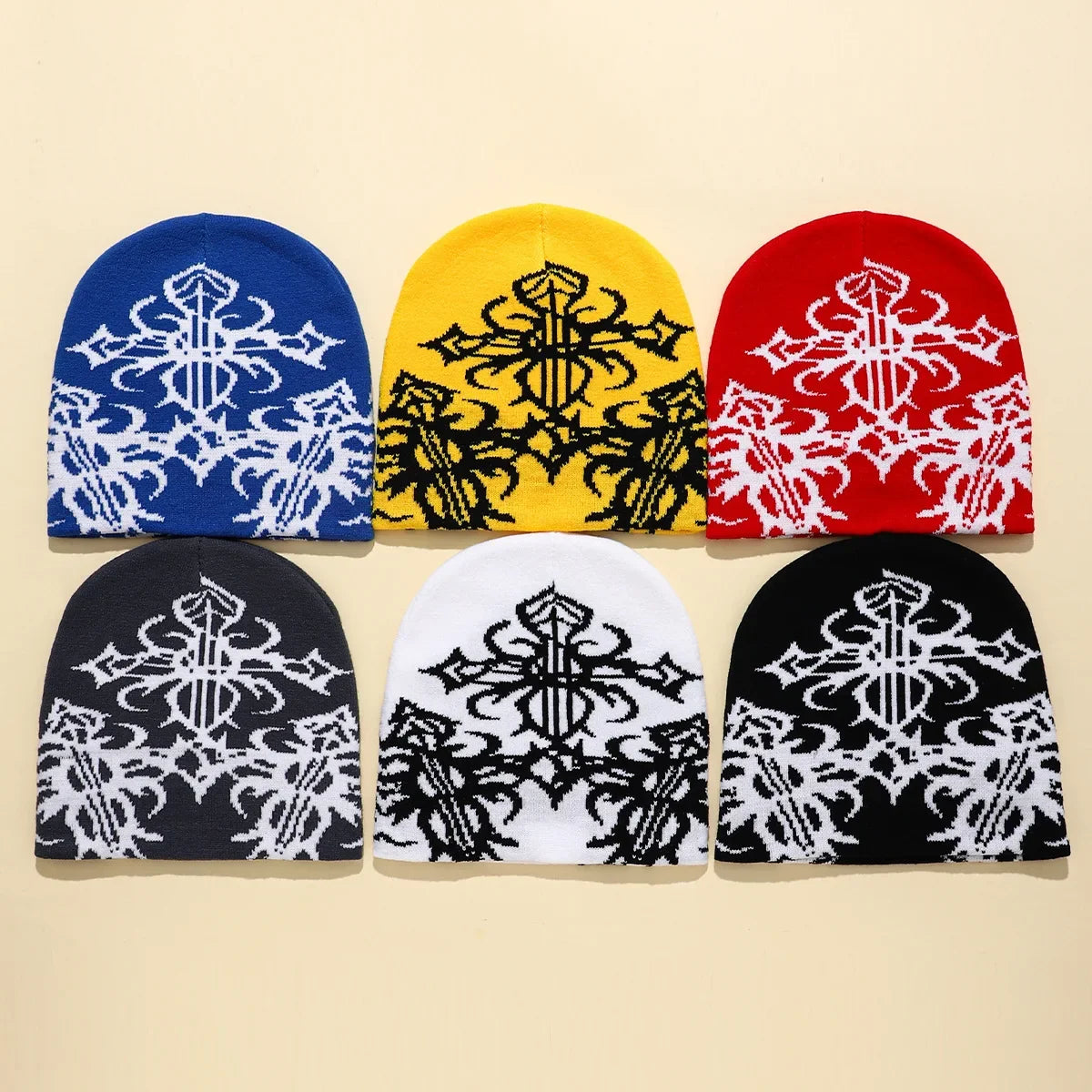 Y2K Cross CROSS Cross Beanie