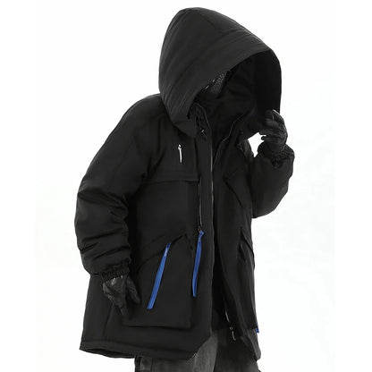 Y2K Cyber Tactical Parka Coat Jacket