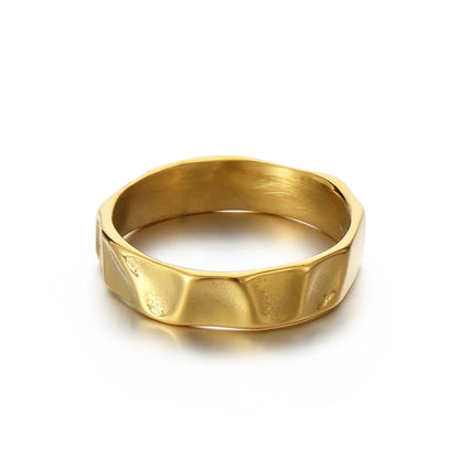 Y2K Dainty Thin Geometric Ring