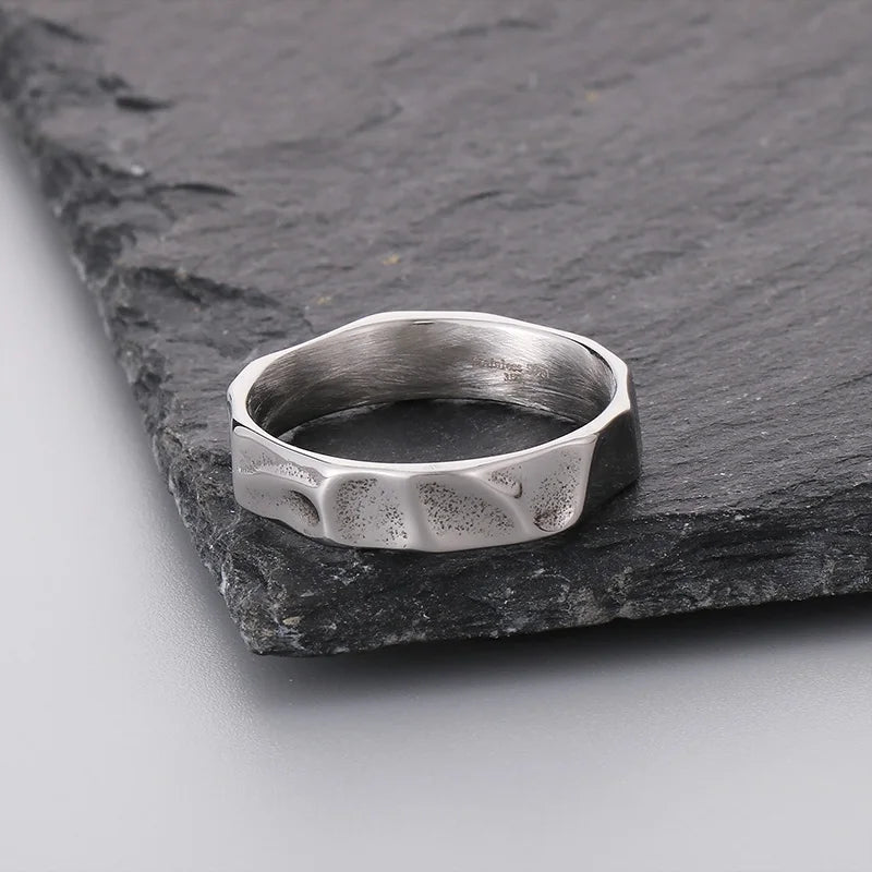 Y2K Dainty Thin Geometric Ring