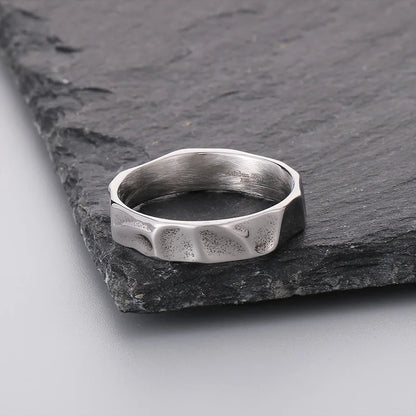 Y2K Dainty Thin Geometric Ring