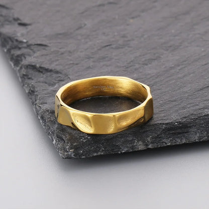 Y2K Dainty Thin Geometric Ring