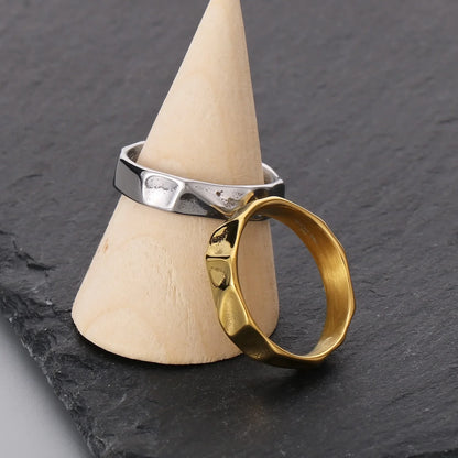 Y2K Dainty Thin Geometric Ring