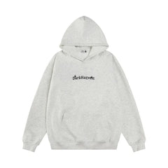 Y2K DarkHarvest Graphic Spliced Hoodie