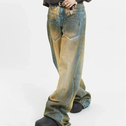 Y2K Dirty Jeans