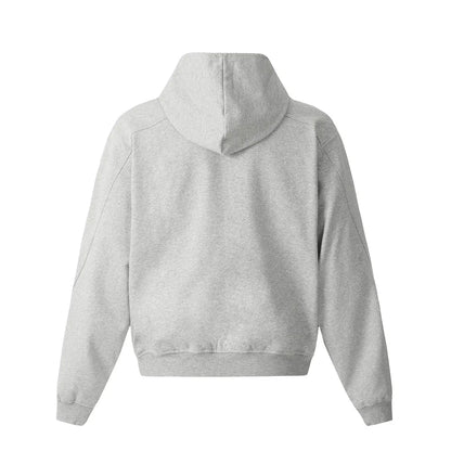 Y2K Double Zip Up Panelled Spliced Hoodie