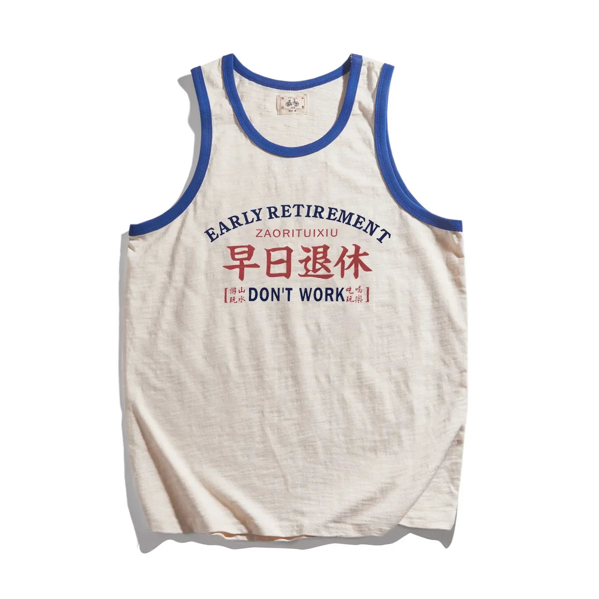 Y2K Early Retirement Graphic Tank Top