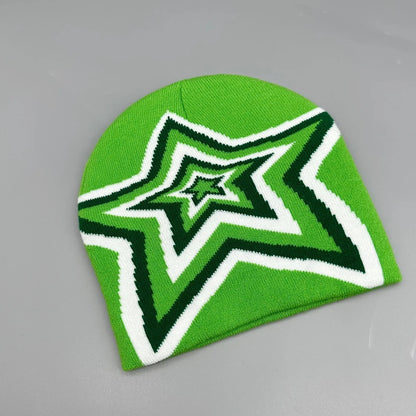 Y2K Effervescent Star Beanie