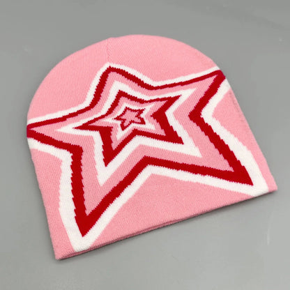 Y2K Effervescent Star Beanie
