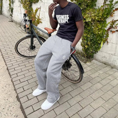 Y2K Embroidered Loose Baggy Sweatpant Joggers Trousers