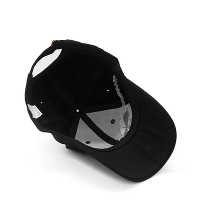 Y2K Embroidered Screaming Skull Baseball Cap