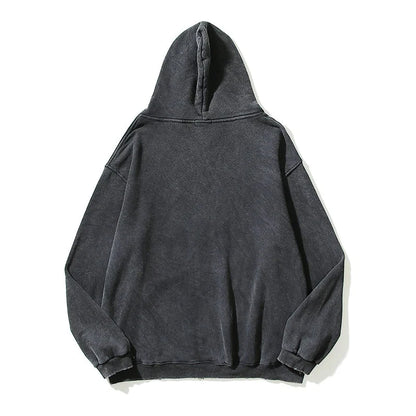 Y2K Essential Washed Zip Up Hoodie