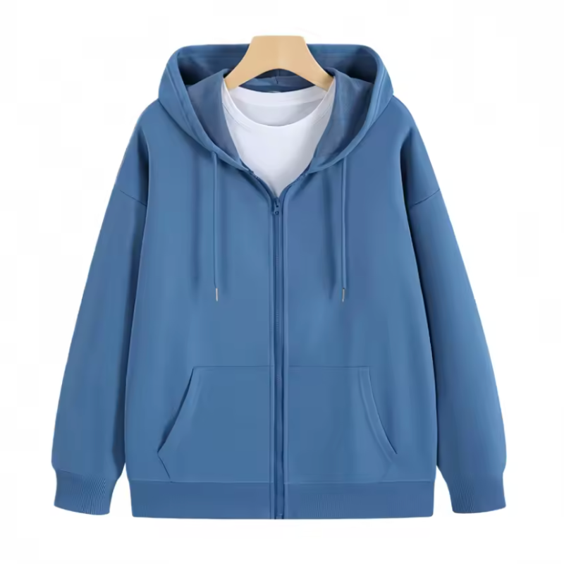 Y2K Essential Womens Zip Up Hoodie