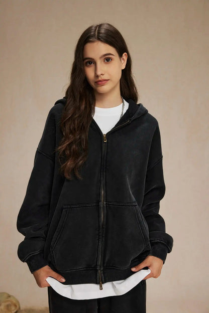 Y2K Essential Zip Up Hoodie