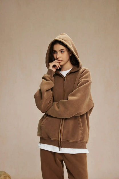 Y2K Essential Zip Up Hoodie