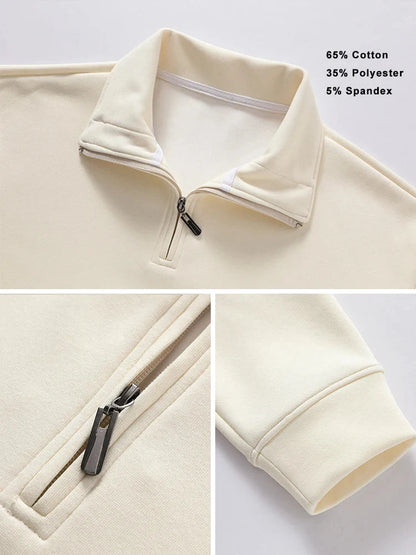 Y2K Essentials Quarter Zip Jumper