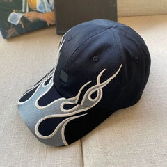 Y2K Flame Baseball Cap