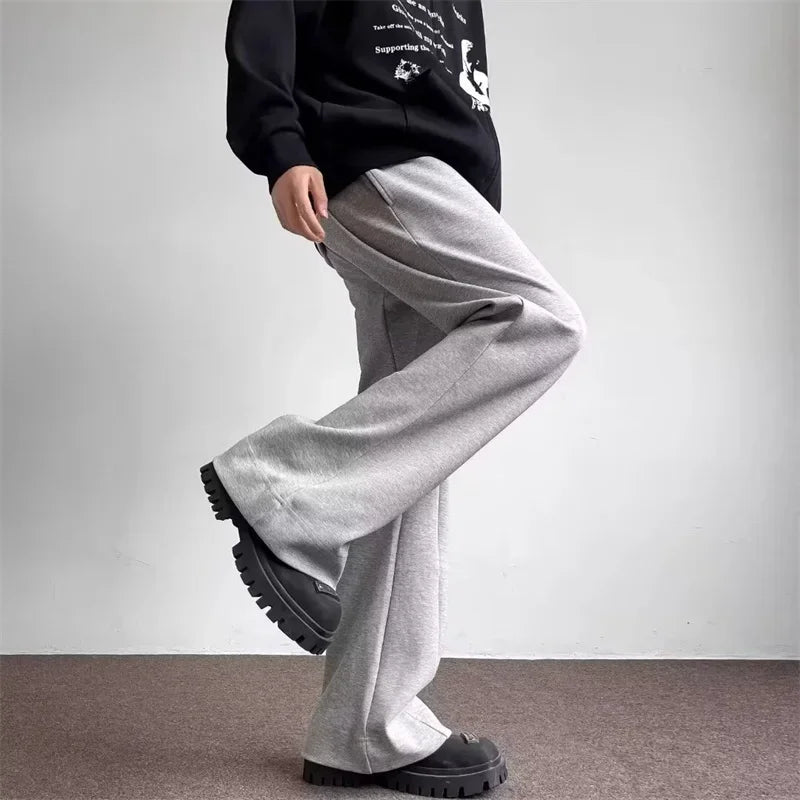 Y2K Flared Sweatpants Jogger Trousers