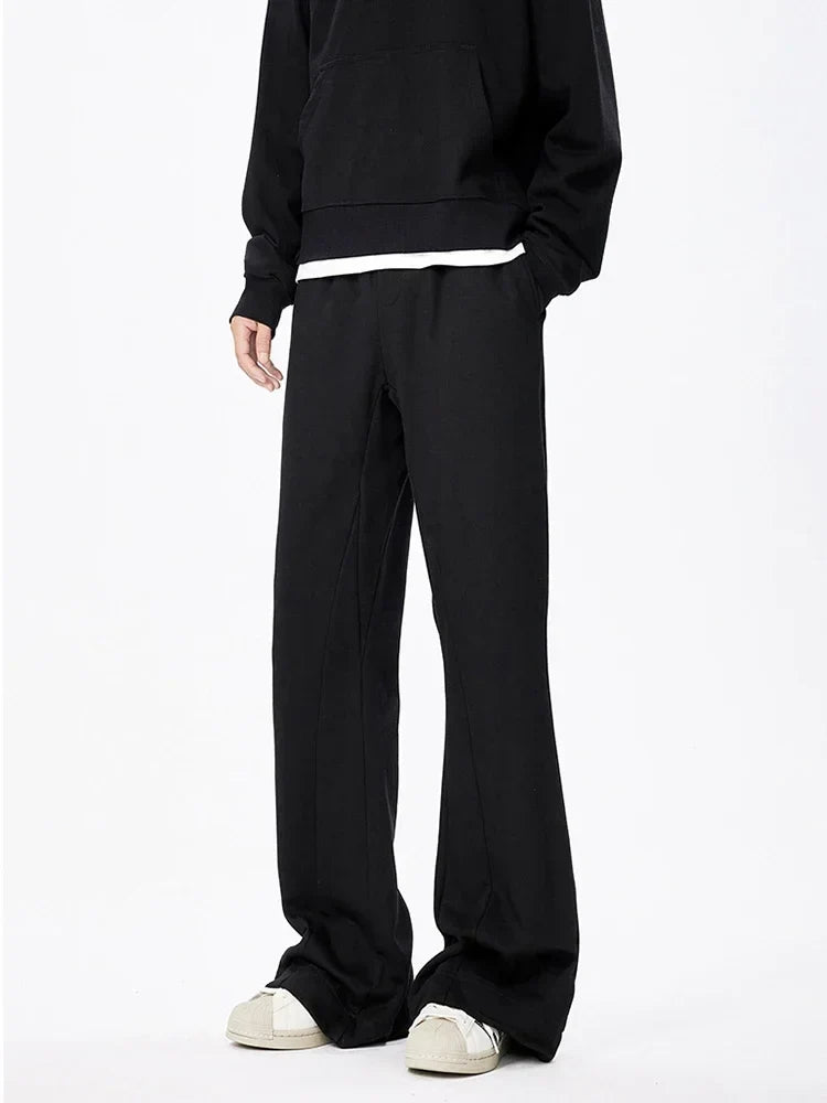 Y2K Flared Sweatpants Jogger Trousers