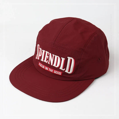 Y2K Flat Brim Embroidered Baseball Cap