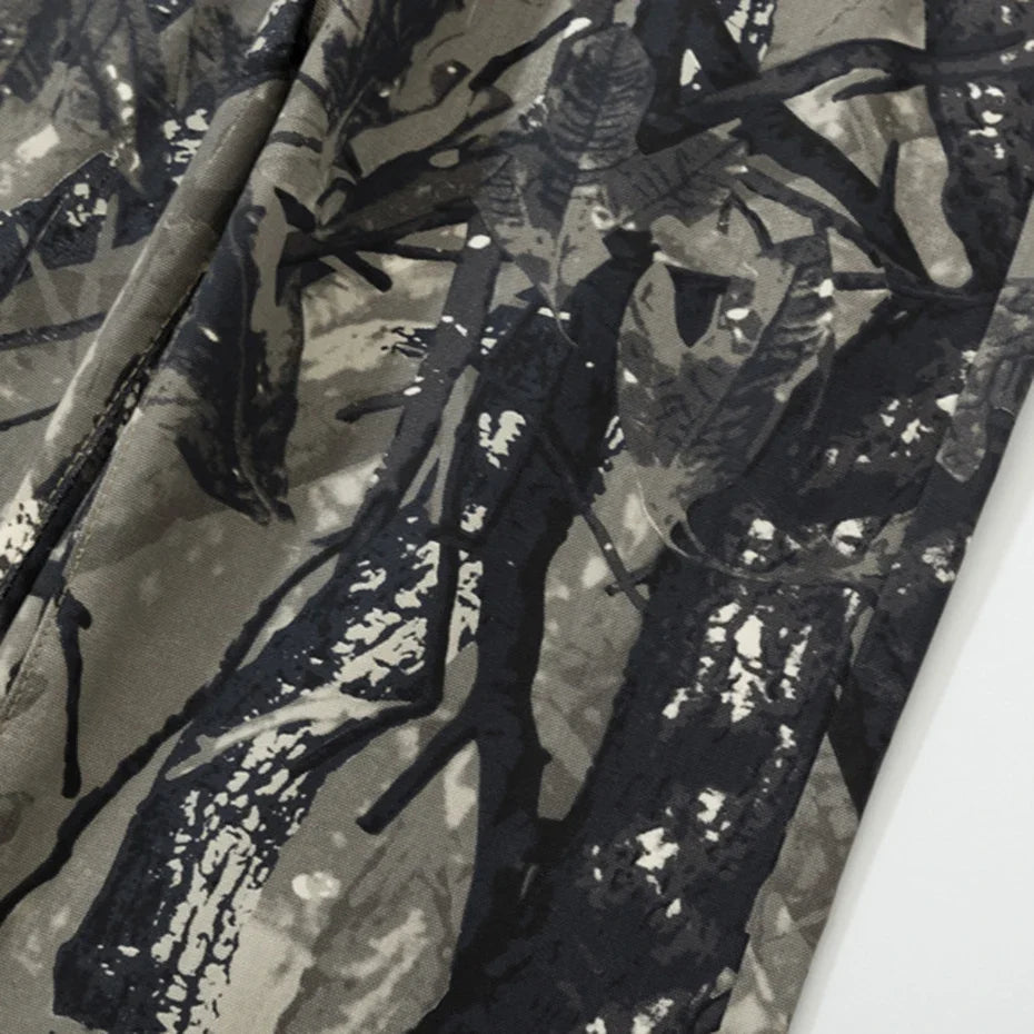 Y2K Forest Camo Baggy Jeans