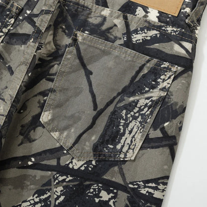 Y2K Forest Camo Baggy Jeans