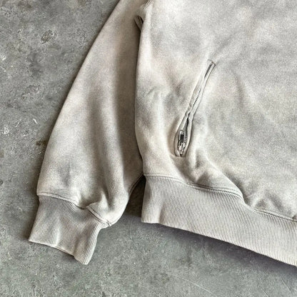 Y2K Full Zip Up Eye Holes Hoodie