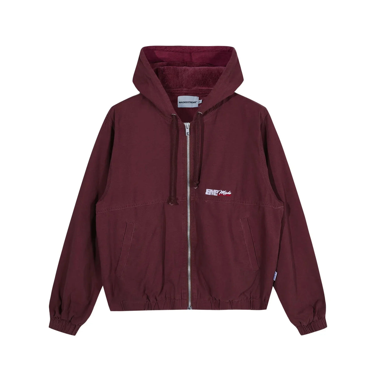Y2K Full Zip Up Hooded Denim Jacket