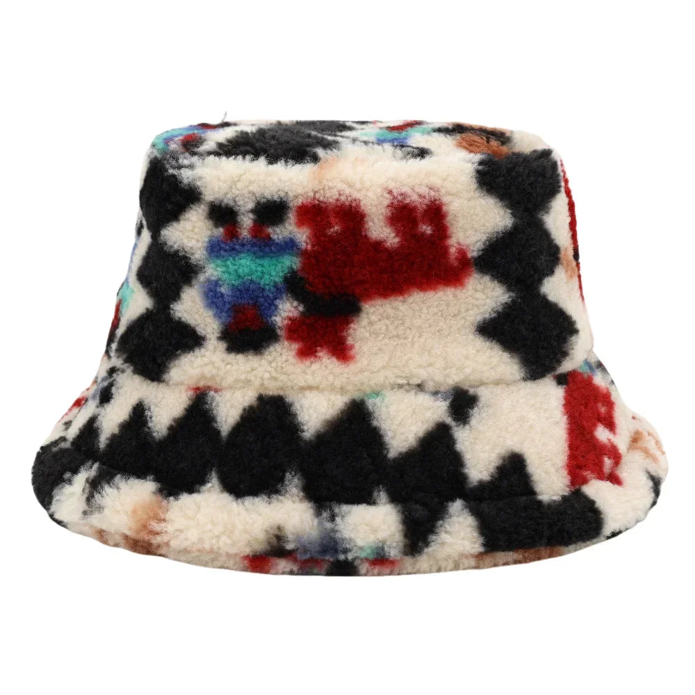 Y2K Funky Fluffy Bucket Hat