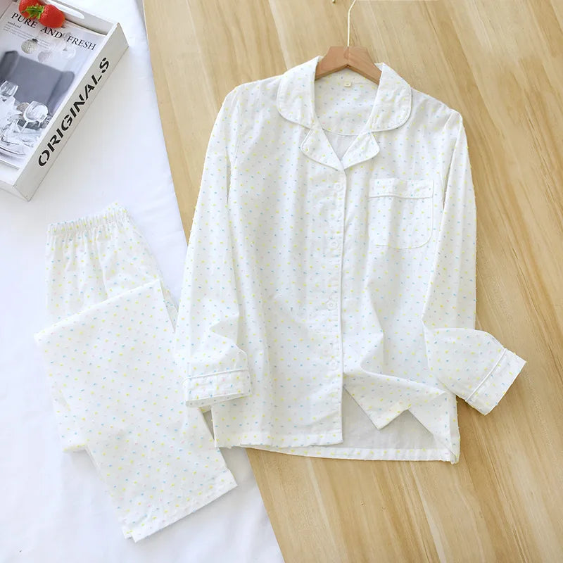 Y2K Gauze Cotton Pyjama Set