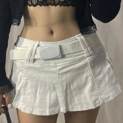 Y2K Gothic Low Waist Micro Mini Skirt