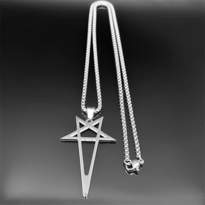 Y2K Gothic Star Pendant Necklace