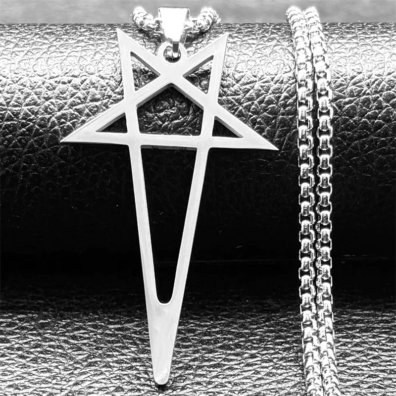 Y2K Gothic Star Pendant Necklace