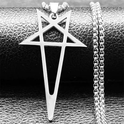 Y2K Gothic Star Pendant Necklace