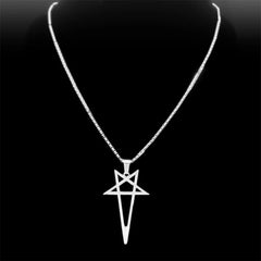 Y2K Gothic Star Pendant Necklace