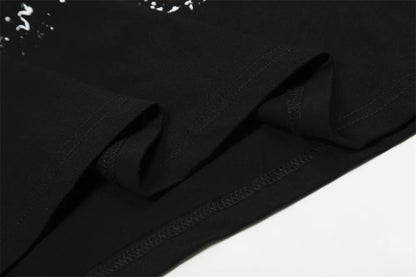 Y2K Graffiti Letter Print T-shirt