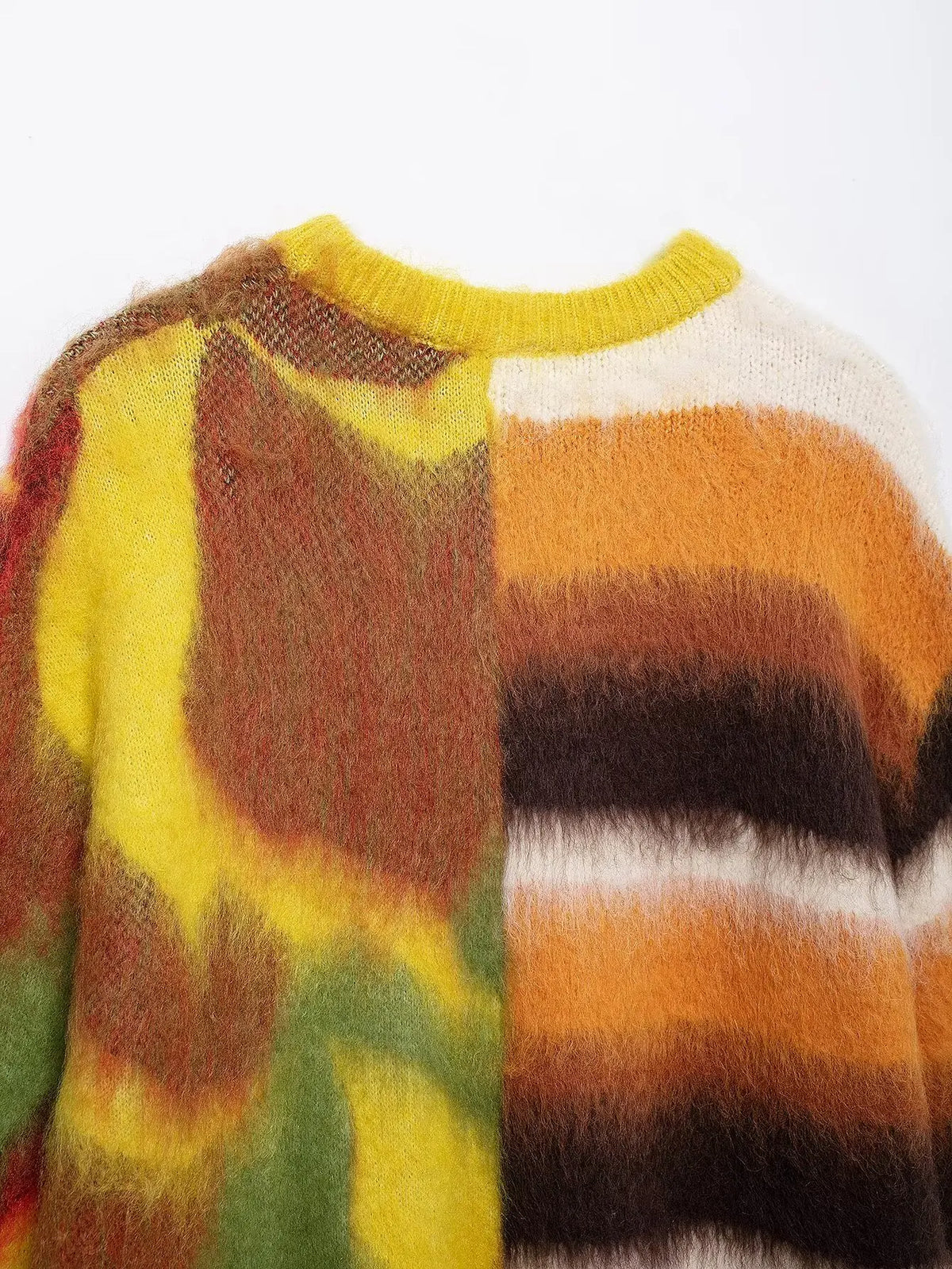 Y2K Half and Half Multi Knitted Sweater