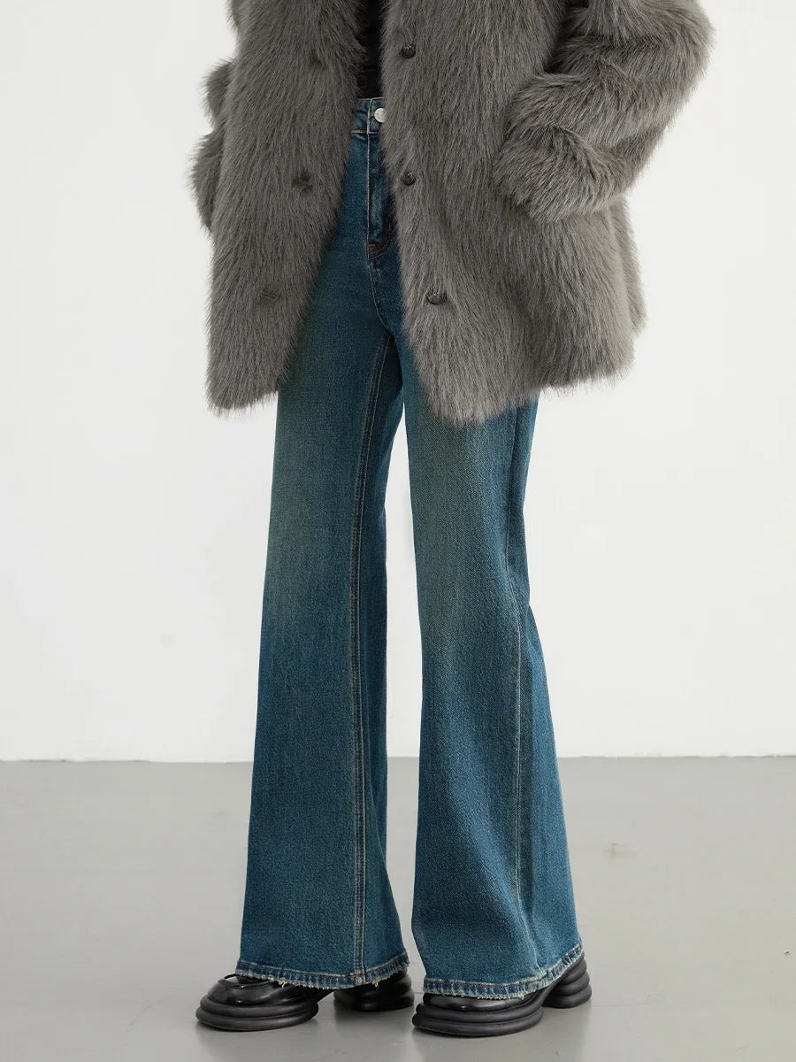 Y2K High Waist Flare Denim Jeans