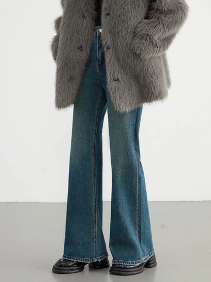 Y2K High Waist Flare Denim Jeans
