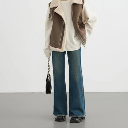 Y2K High Waist Flare Denim Jeans