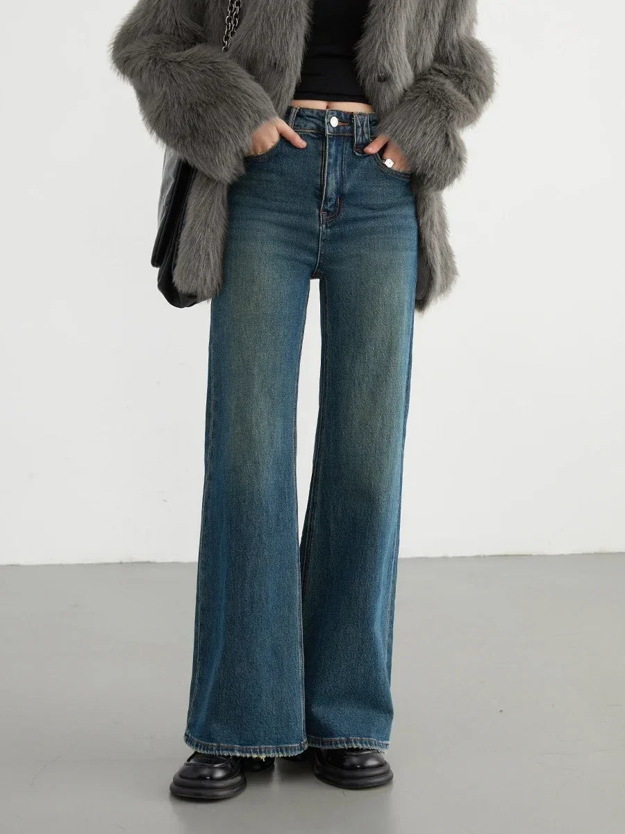 Y2K High Waist Flare Denim Jeans