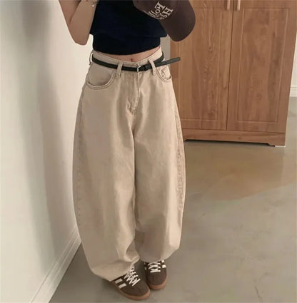 Y2K High Waist Love Heart Denim Jeans