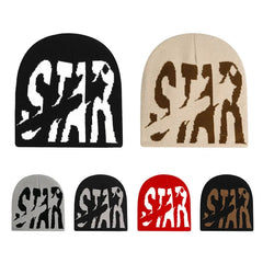 Y2K Hit Star by Star Graphic Beanie